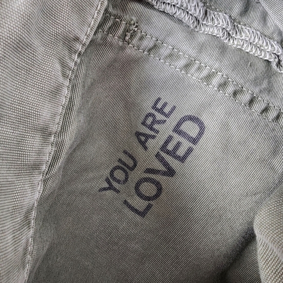 AMO Denim High Rise Utiltarian Cropped Ranger Pant Cotton Sage Green Size 29 - Picture 13 of 13